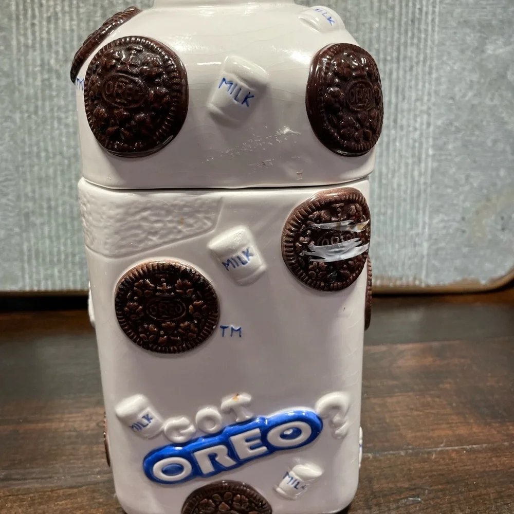 Collectible Nabisco Oreo‎ Cookies Got Milk Jug Cookie Jar